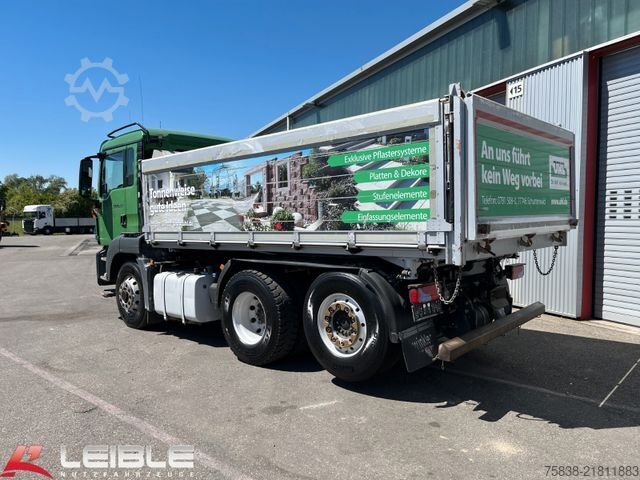 Three-sided tipper truck MAN TGS 26.440 6x4H-2*Hydrodrive*Kempf*Pritarder*