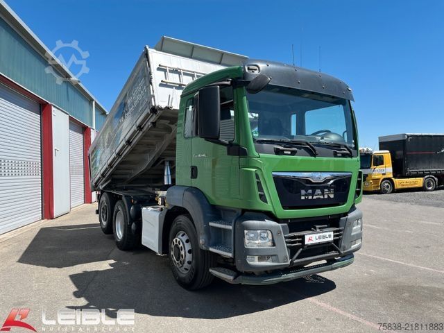 Three-sided tipper truck MAN TGS 26.440 6x4H-2*Hydrodrive*Kempf*Pritarder*