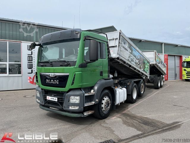 Three-sided tipper truck MAN TGS 26.440 6x4H-2*Hydrodrive*Kempf*Pritarder*