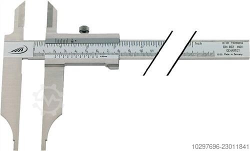 Workshop caliper DIN862 - 1 piece PREISSER 