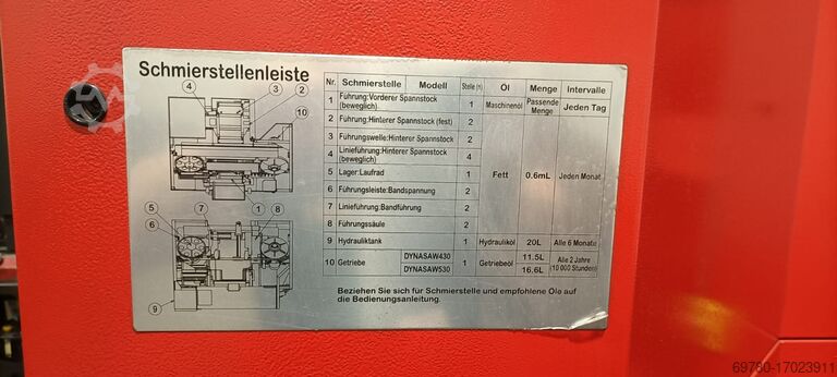 Band saw Amada DYNASAW 430