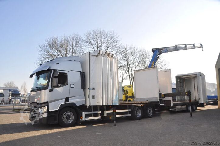 Crane truck Renault T520 PALFINGER 34Tm CRANE + VAN HOOL COMPLETE 2020