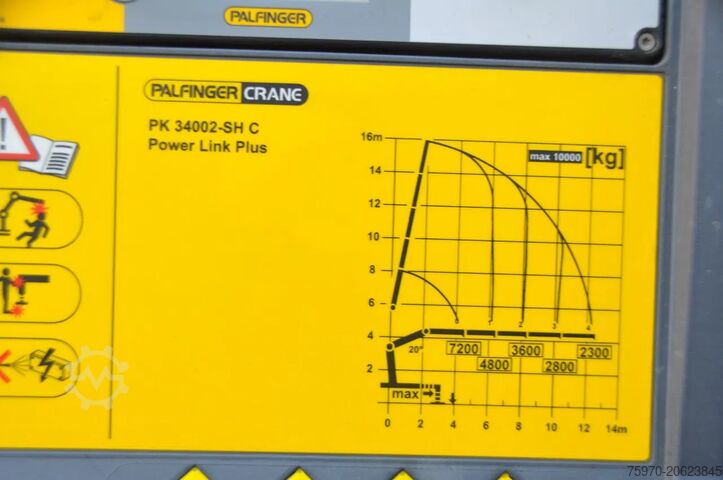 Crane truck Renault T520 PALFINGER 34Tm CRANE + VAN HOOL COMPLETE 2020