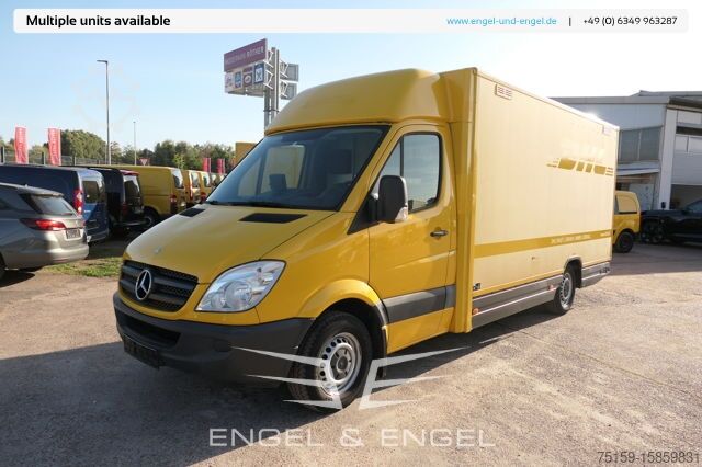 Box van mercedes-benz SPRINTER 310 CDI MAXI EURO-5 KOFFER REGALE KAMERA DURCHGANG