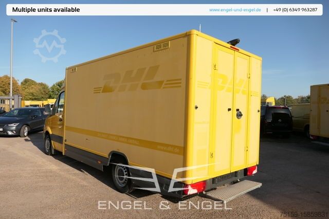 Box van mercedes-benz SPRINTER 310 CDI MAXI EURO-5 KOFFER REGALE KAMERA DURCHGANG