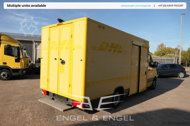 Box van mercedes-benz SPRINTER 310 CDI MAXI EURO-5 KOFFER REGALE KAMERA DURCHGANG