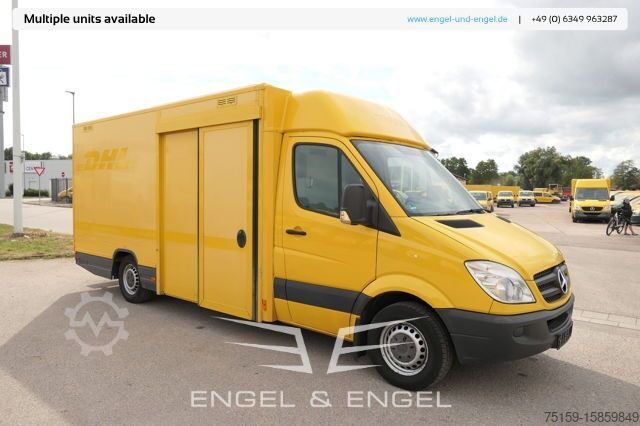 Box van mercedes-benz SPRINTER 310 CDI MAXI EURO-5 KOFFER REGALE KAMERA DURCHGANG
