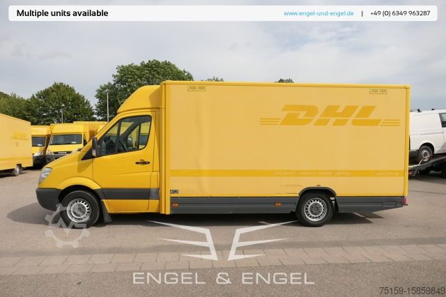 Box van mercedes-benz SPRINTER 310 CDI MAXI EURO-5 KOFFER REGALE KAMERA DURCHGANG