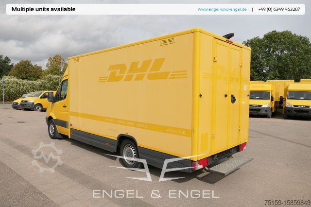 Box van mercedes-benz SPRINTER 310 CDI MAXI EURO-5 KOFFER REGALE KAMERA DURCHGANG