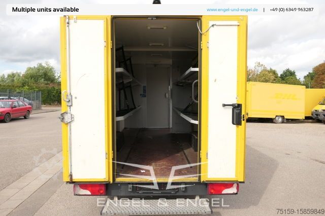 Box van mercedes-benz SPRINTER 310 CDI MAXI EURO-5 KOFFER REGALE KAMERA DURCHGANG