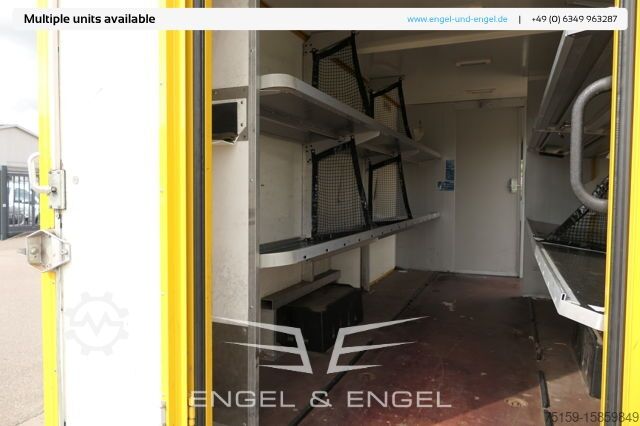 Box van mercedes-benz SPRINTER 310 CDI MAXI EURO-5 KOFFER REGALE KAMERA DURCHGANG