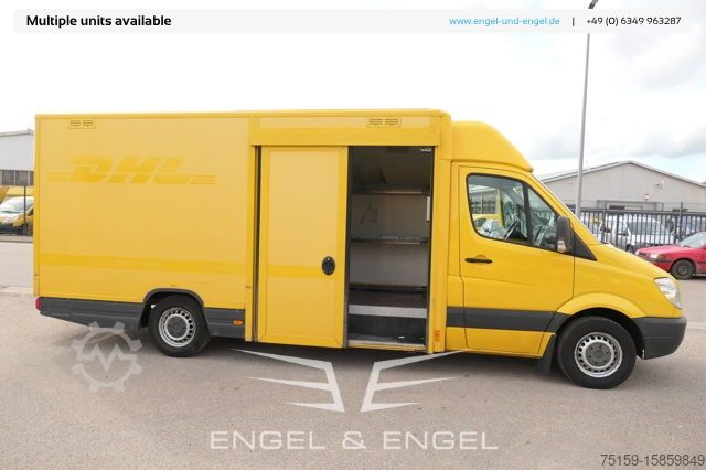 Box van mercedes-benz SPRINTER 310 CDI MAXI EURO-5 KOFFER REGALE KAMERA DURCHGANG