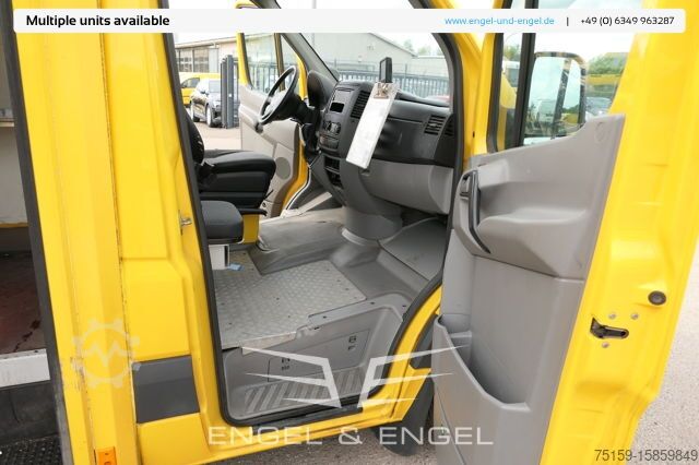 Box van mercedes-benz SPRINTER 310 CDI MAXI EURO-5 KOFFER REGALE KAMERA DURCHGANG