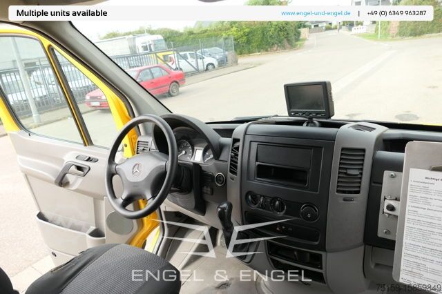Box van mercedes-benz SPRINTER 310 CDI MAXI EURO-5 KOFFER REGALE KAMERA DURCHGANG