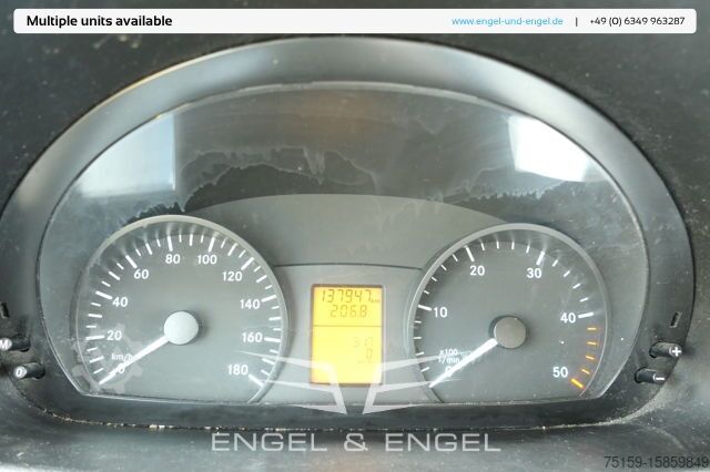 Box van mercedes-benz SPRINTER 310 CDI MAXI EURO-5 KOFFER REGALE KAMERA DURCHGANG