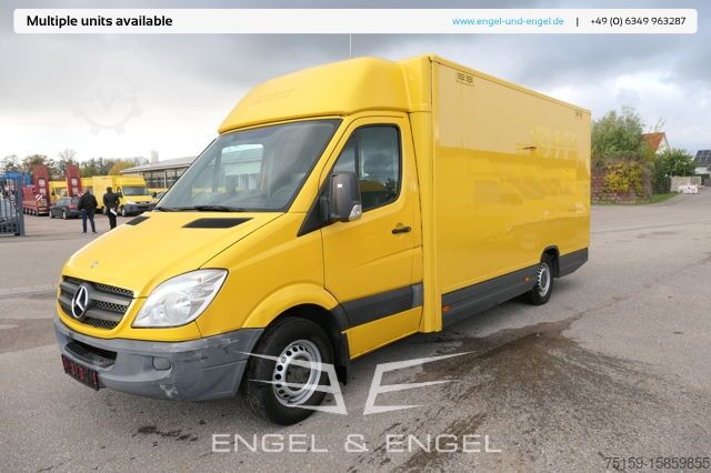 Box van mercedes-benz SPRINTER 310 CDI MAXI EURO-5 KOFFER REGALE KAMERA DURCHGANG