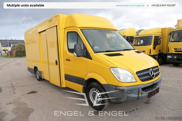 Box van mercedes-benz SPRINTER 310 CDI MAXI EURO-5 KOFFER REGALE KAMERA DURCHGANG