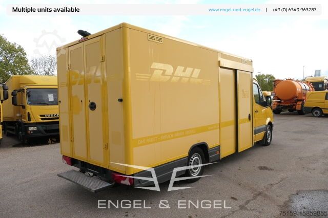 Box van mercedes-benz SPRINTER 310 CDI MAXI EURO-5 KOFFER REGALE KAMERA DURCHGANG