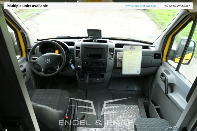 Box van mercedes-benz SPRINTER 310 CDI MAXI EURO-5 KOFFER REGALE KAMERA DURCHGANG