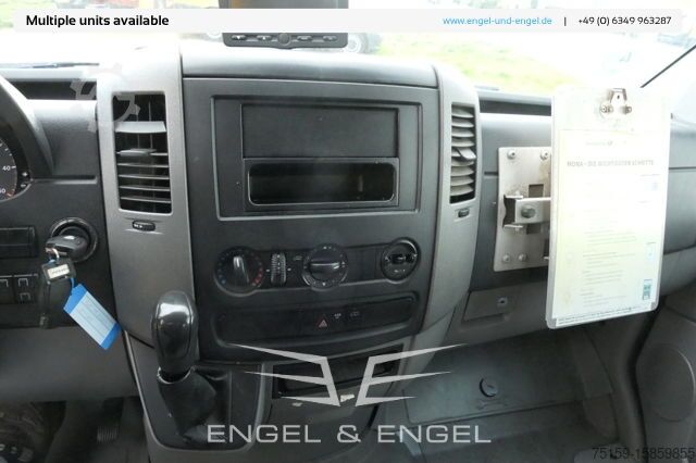 Box van mercedes-benz SPRINTER 310 CDI MAXI EURO-5 KOFFER REGALE KAMERA DURCHGANG