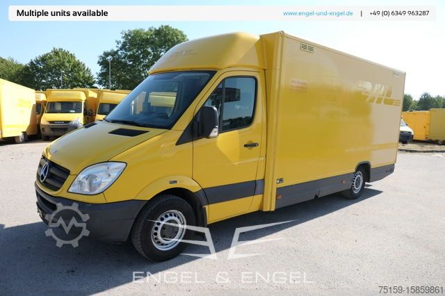Box van mercedes-benz SPRINTER 310 CDI MAXI EURO-5 KOFFER REGALE KAMERA DURCHGANG