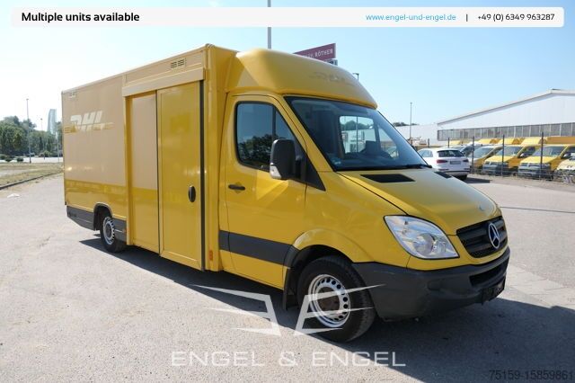 Box van mercedes-benz SPRINTER 310 CDI MAXI EURO-5 KOFFER REGALE KAMERA DURCHGANG
