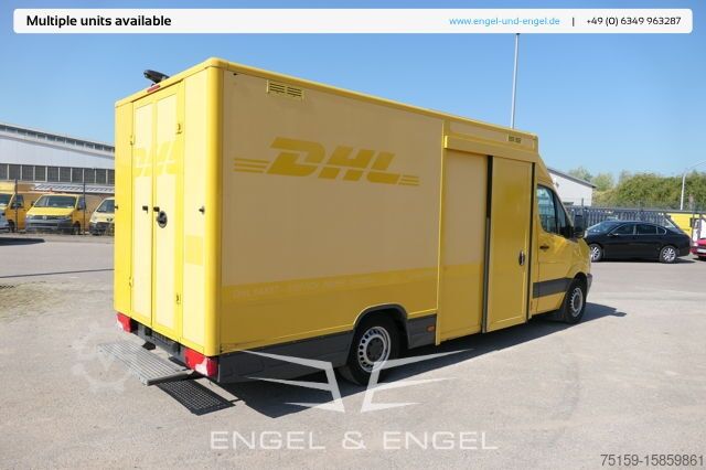 Box van mercedes-benz SPRINTER 310 CDI MAXI EURO-5 KOFFER REGALE KAMERA DURCHGANG