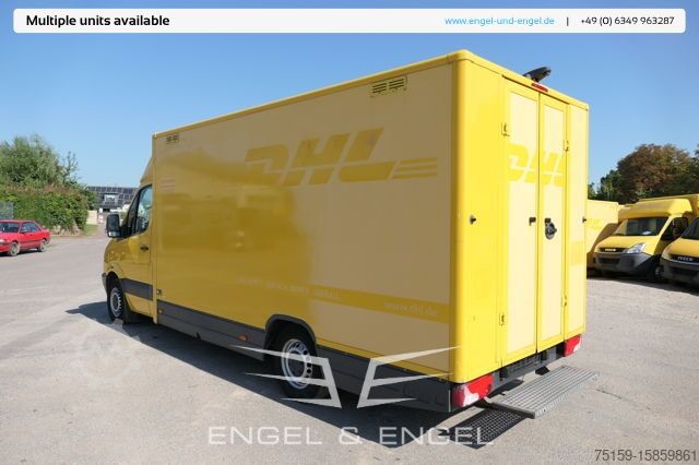 Box van mercedes-benz SPRINTER 310 CDI MAXI EURO-5 KOFFER REGALE KAMERA DURCHGANG