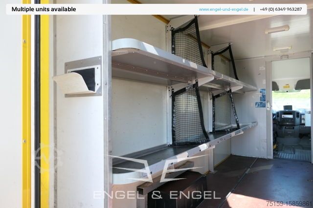 Box van mercedes-benz SPRINTER 310 CDI MAXI EURO-5 KOFFER REGALE KAMERA DURCHGANG