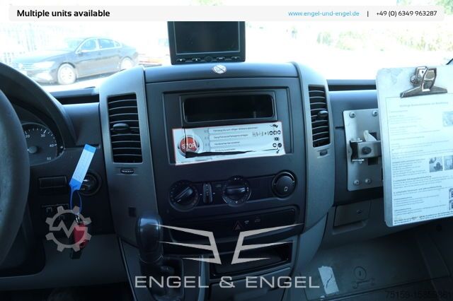 Box van mercedes-benz SPRINTER 310 CDI MAXI EURO-5 KOFFER REGALE KAMERA DURCHGANG