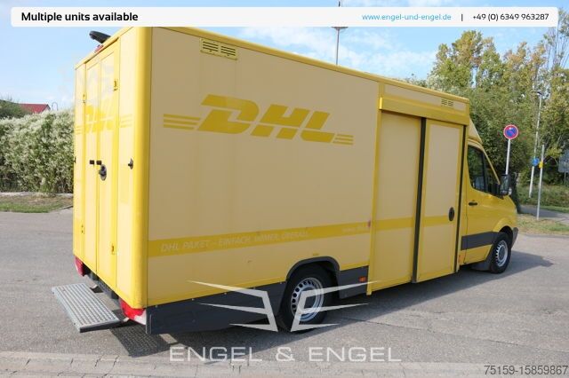 Box van mercedes-benz SPRINTER 310 CDI MAXI EURO-5 KOFFER REGALE KAMERA DURCHGANG