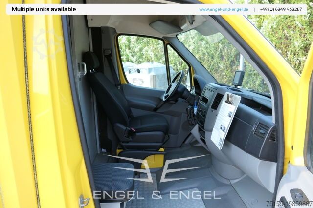Box van mercedes-benz SPRINTER 310 CDI MAXI EURO-5 KOFFER REGALE KAMERA DURCHGANG