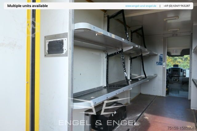 Box van mercedes-benz SPRINTER 310 CDI MAXI EURO-5 KOFFER REGALE KAMERA DURCHGANG