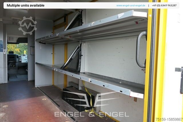 Box van mercedes-benz SPRINTER 310 CDI MAXI EURO-5 KOFFER REGALE KAMERA DURCHGANG