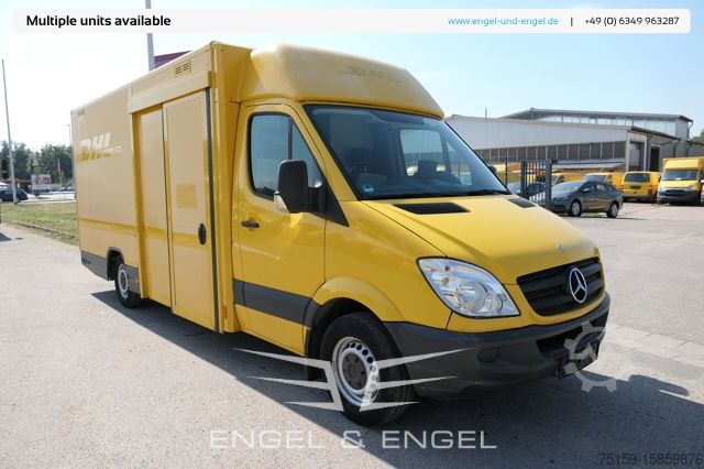 Box van mercedes-benz SPRINTER 310 CDI MAXI EURO-5 KOFFER REGALE KAMERA DURCHGANG