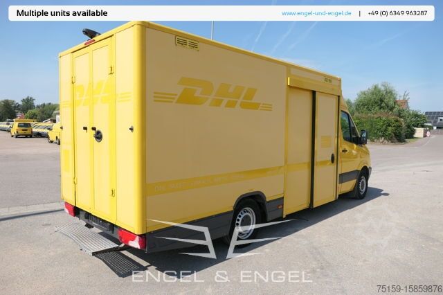 Box van mercedes-benz SPRINTER 310 CDI MAXI EURO-5 KOFFER REGALE KAMERA DURCHGANG