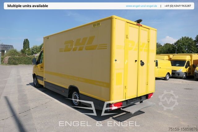 Box van mercedes-benz SPRINTER 310 CDI MAXI EURO-5 KOFFER REGALE KAMERA DURCHGANG