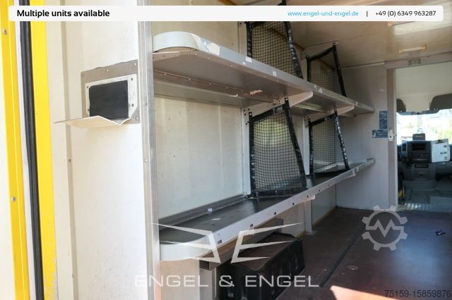 Box van mercedes-benz SPRINTER 310 CDI MAXI EURO-5 KOFFER REGALE KAMERA DURCHGANG