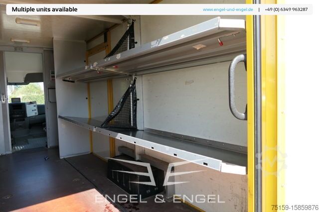 Box van mercedes-benz SPRINTER 310 CDI MAXI EURO-5 KOFFER REGALE KAMERA DURCHGANG