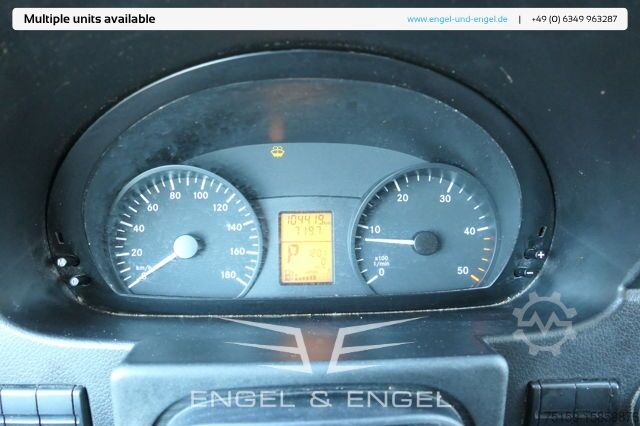 Box van mercedes-benz SPRINTER 310 CDI MAXI EURO-5 KOFFER REGALE KAMERA DURCHGANG