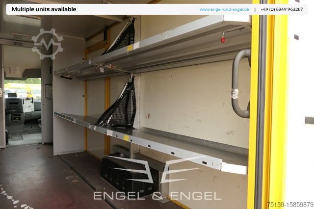 Transporter mit Koffer mercedes-benz SPRINTER 310 CDI MAXI EURO-5 KOFFER REGALE KAMERA DURCHGANG