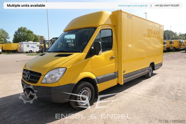 Box van mercedes-benz SPRINTER 310 CDI MAXI EURO-5 KOFFER REGALE KAMERA DURCHGANG