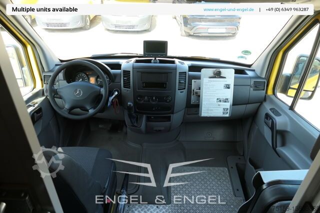 Box van mercedes-benz SPRINTER 310 CDI MAXI EURO-5 KOFFER REGALE KAMERA DURCHGANG