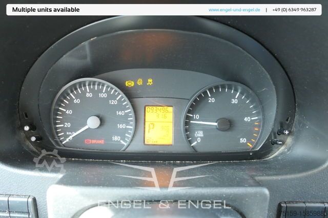 Box van mercedes-benz SPRINTER 310 CDI MAXI EURO-5 KOFFER REGALE KAMERA DURCHGANG