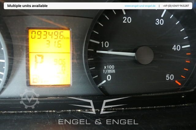 Box van mercedes-benz SPRINTER 310 CDI MAXI EURO-5 KOFFER REGALE KAMERA DURCHGANG