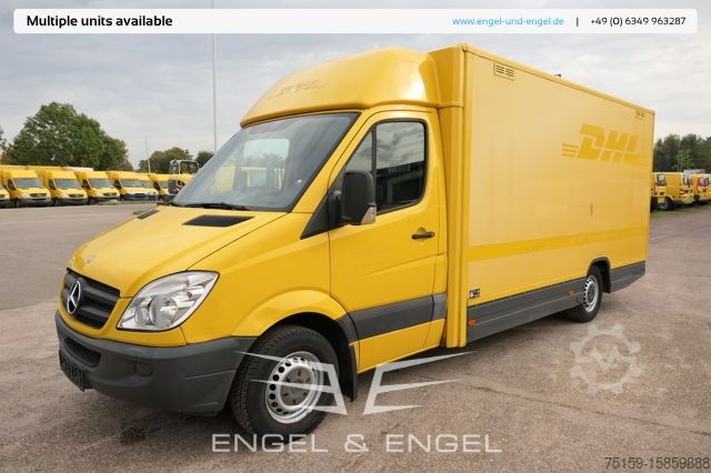 Box van mercedes-benz SPRINTER 310 CDI MAXI EURO-5 KOFFER REGALE KAMERA DURCHGANG