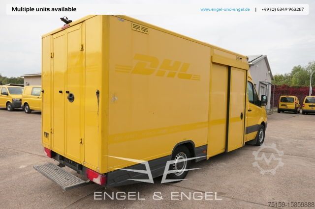 Box van mercedes-benz SPRINTER 310 CDI MAXI EURO-5 KOFFER REGALE KAMERA DURCHGANG