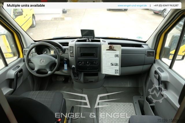 Box van mercedes-benz SPRINTER 310 CDI MAXI EURO-5 KOFFER REGALE KAMERA DURCHGANG