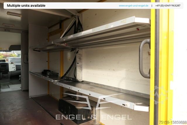 Box van mercedes-benz SPRINTER 310 CDI MAXI EURO-5 KOFFER REGALE KAMERA DURCHGANG