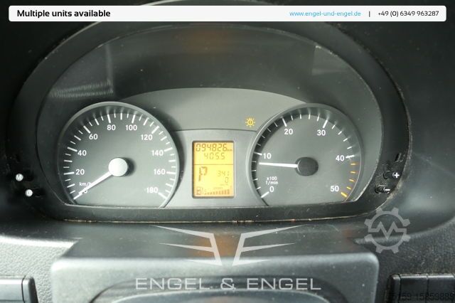 Box van mercedes-benz SPRINTER 310 CDI MAXI EURO-5 KOFFER REGALE KAMERA DURCHGANG